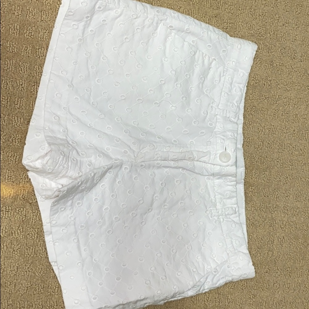 Lace white shorts